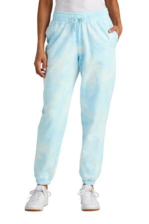 LPC140P Women's Beach Wash Cloud Tie-Dye Sweatpant