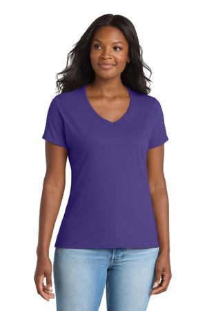 LPC381V Women's Performance Blend V-Neck Tee
