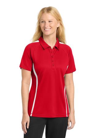 LST685 Women's PosiCharge Micro-Mesh Colorblock Polo