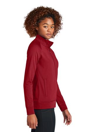 LST857 Women's Sport-Wick Stretch Full-Zip Cadet Jacket