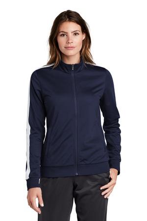 LST94 Ladies Tricot Sleeve Stripe Track Jacket