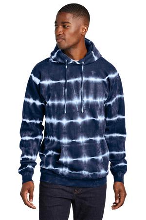 PC143 Allover Stripe Tie-Dye Fleece