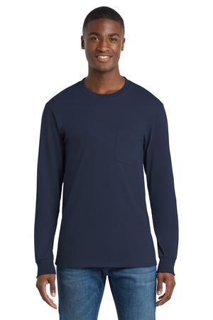 PC61LSP Long Sleeve Essential Pocket Tee