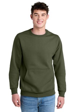 PC78PKT Core Fleece Crewneck Pocket Sweatshirt