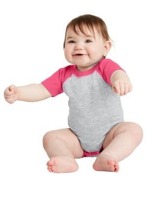 RS4430 Infant Baseball Fine Jersey Bodysuit