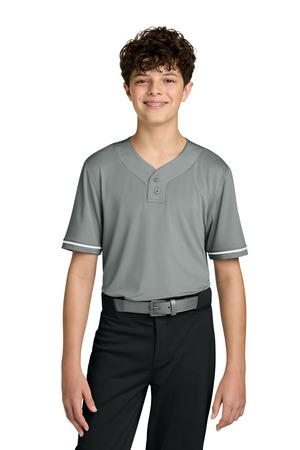 RY7910 Youth Select 2-Button Baseball Jersey