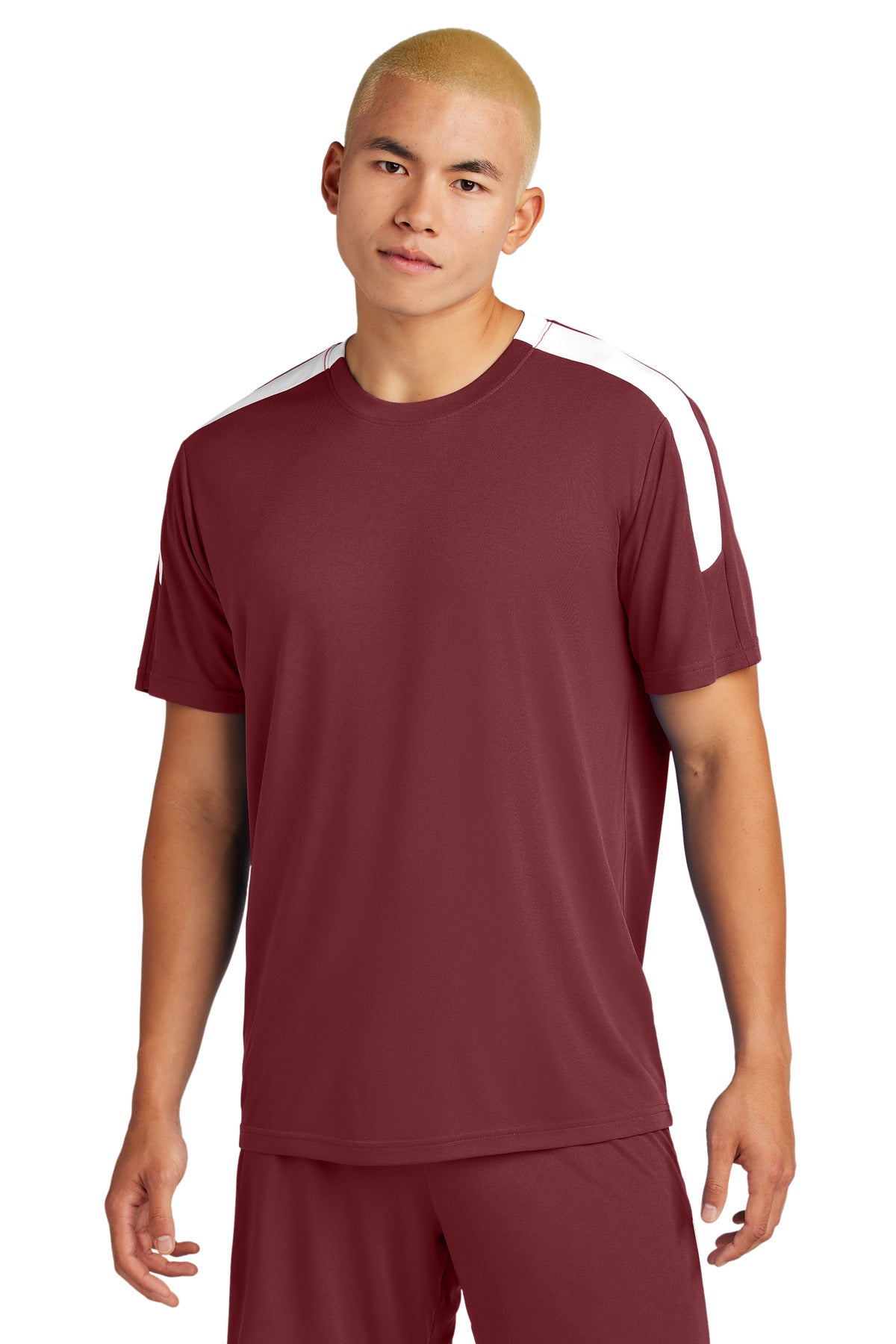 ST100_MAROONWHITE_Model_Front.jpg