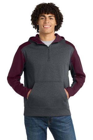 ST249 Tech Fleece Colorblock 1/4-Zip Hooded Sweatshirt