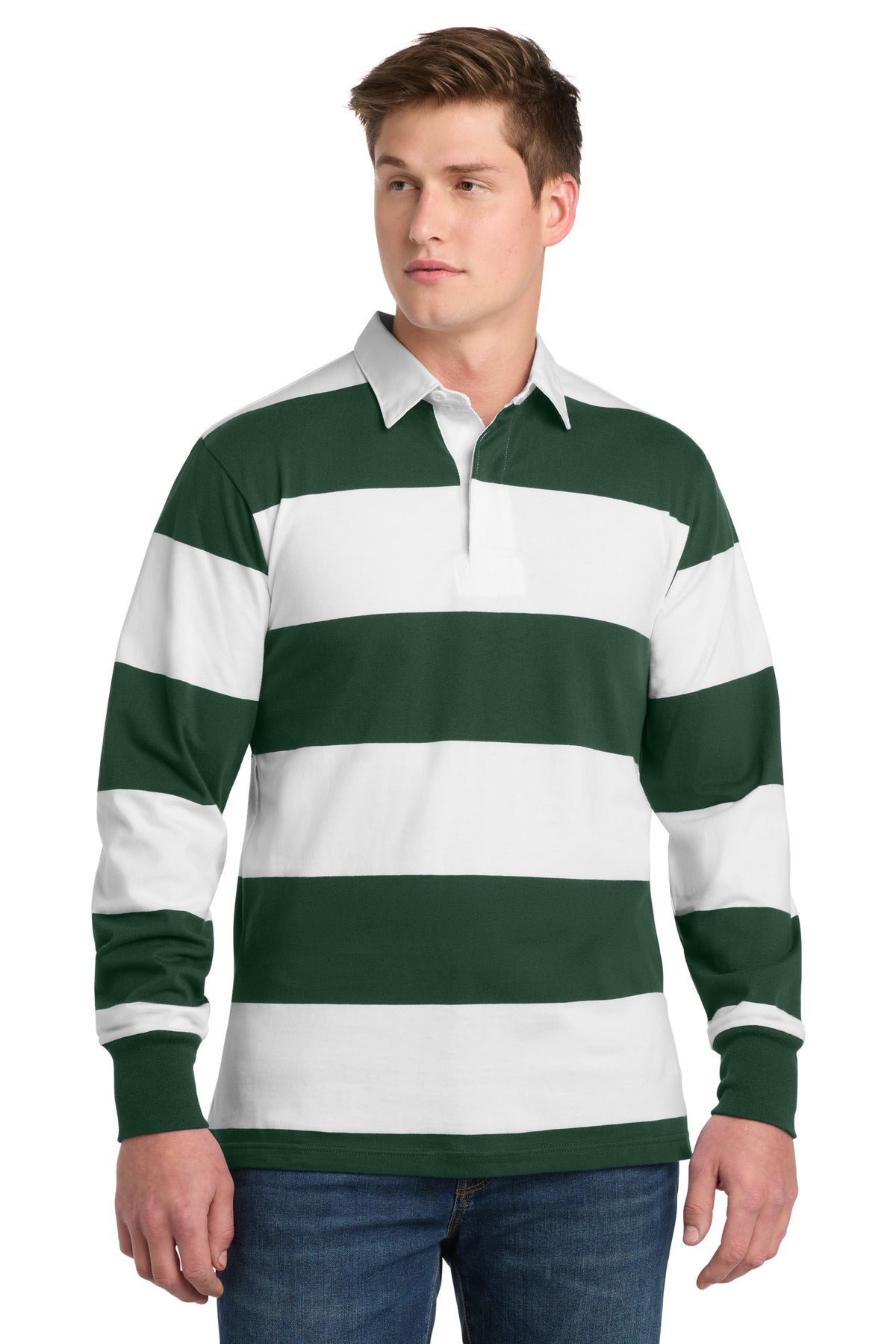 ST301_forestgreenwhite_model_front.jpg