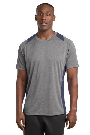 ST361 Heather Colorblock Contender Tee