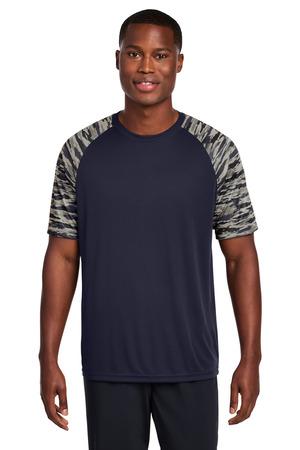 ST376 Drift Camo Colorblock Tee