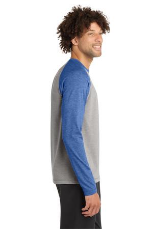 ST400LS PosiCharge Long Sleeve Tri-Blend Wicking Raglan Tee
