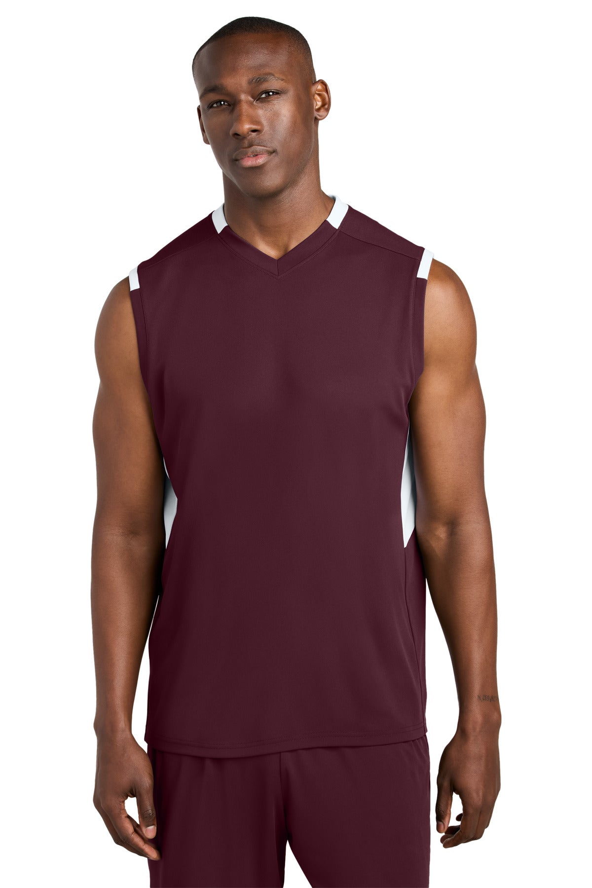 ST441_maroonwhite_model_front.jpg