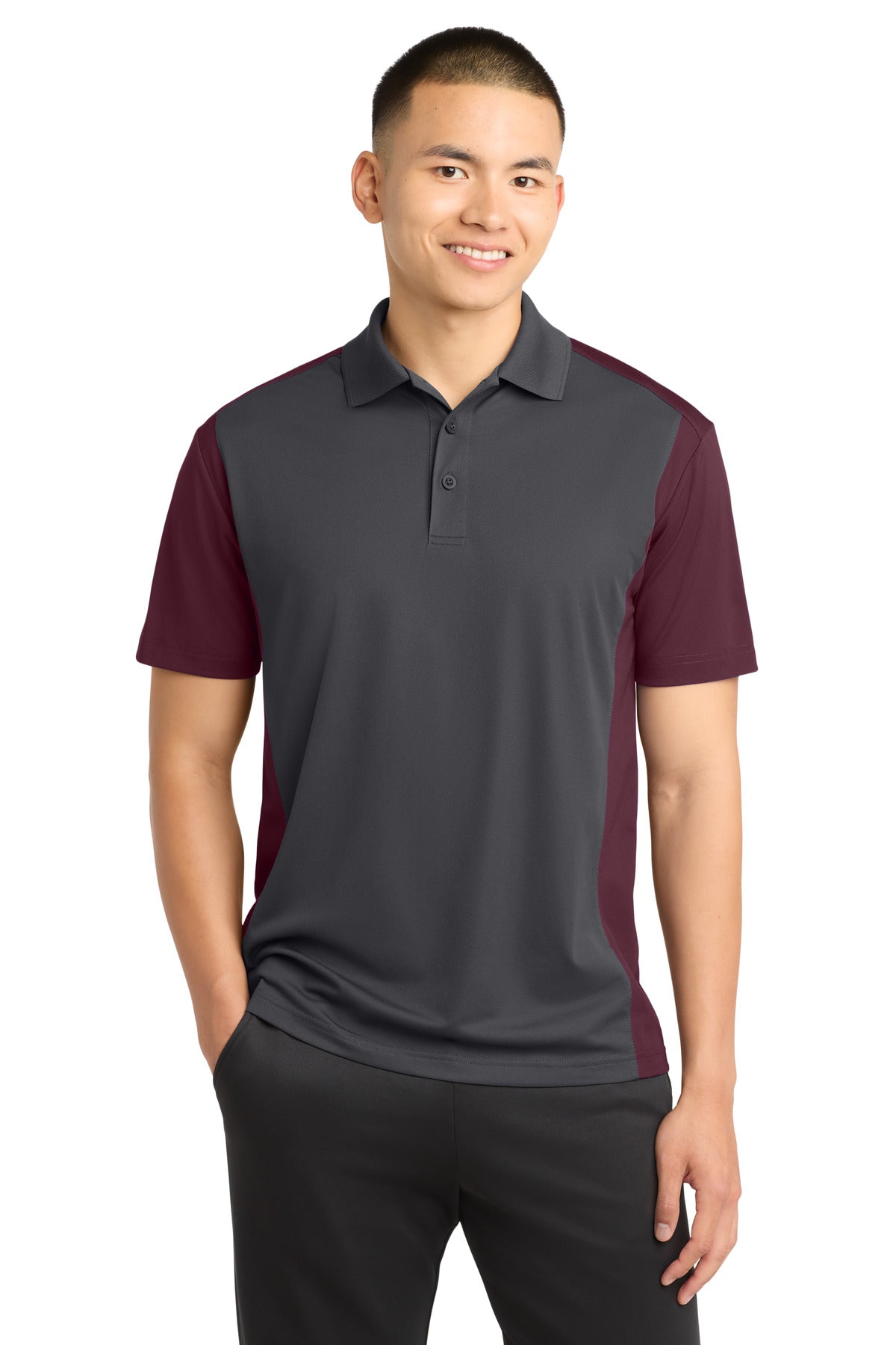 ST652_irongreymaroon_model_front.jpg