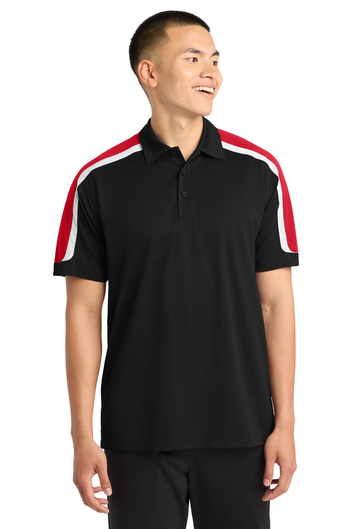 ST658_blacktrueredwhite_model_front.jpg