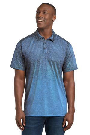 ST671 Ombre Heather Polo
