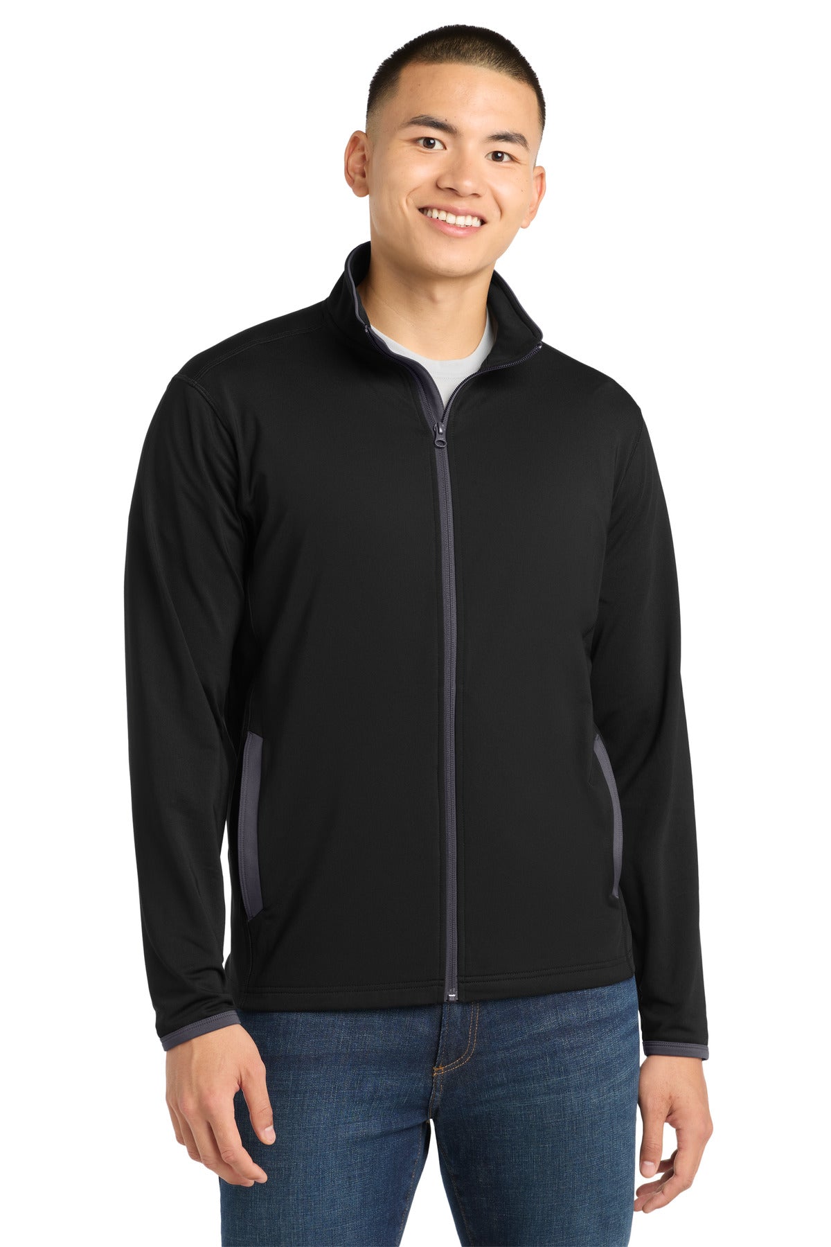 ST853_blackcharcoalgrey_model_front.jpg