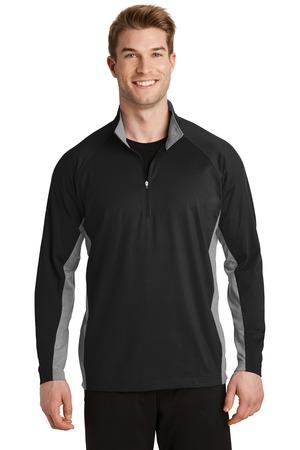 ST854 Sport-Wick Stretch Contrast 1/4-Zip Pullover