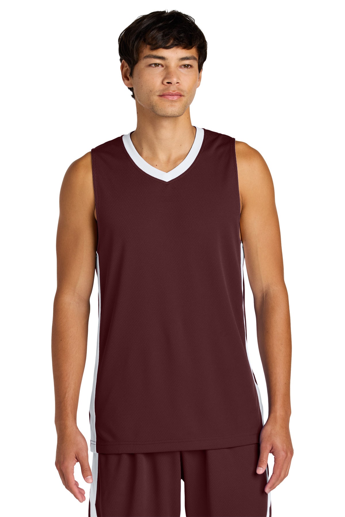 ST900_maroonwhite_model_front.jpg