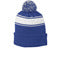 STC28 Stripe Pom Pom Beanie