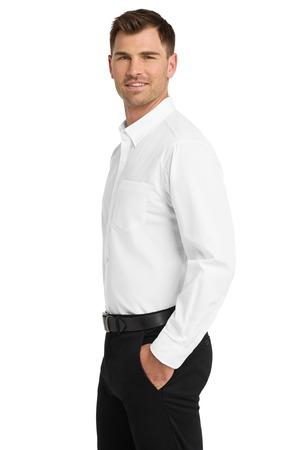 W100 Long Sleeve Carefree Poplin Shirt