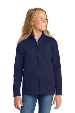 YST241 Youth Sport-Wick Fleece Full-Zip Jacket