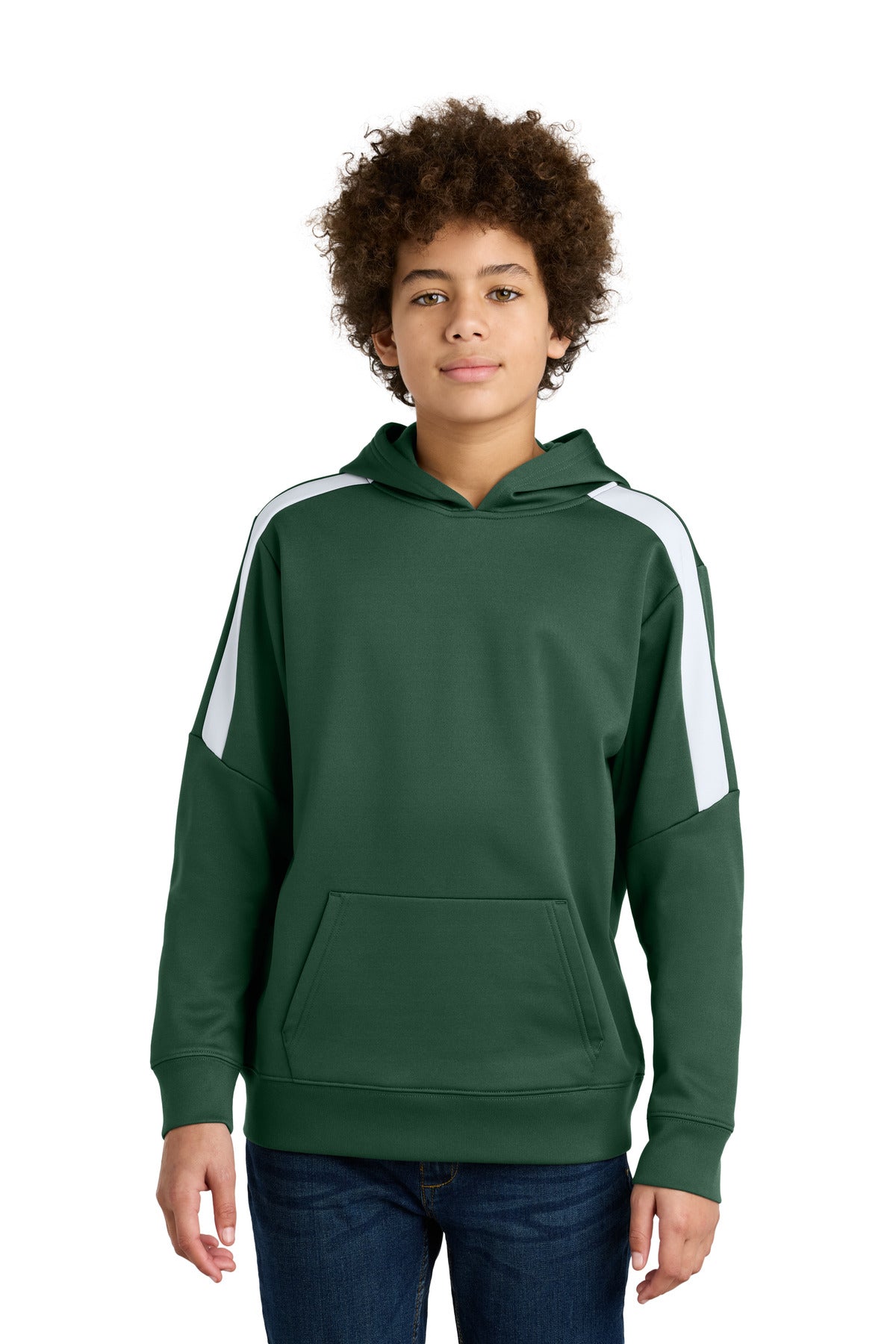 YST255_forestgreenwhite_model_front.jpg