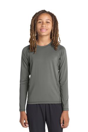 YST470LS Youth Long Sleeve Rashguard Tee
