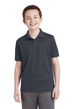 YST640 Youth PosiCharge RacerMesh Polo