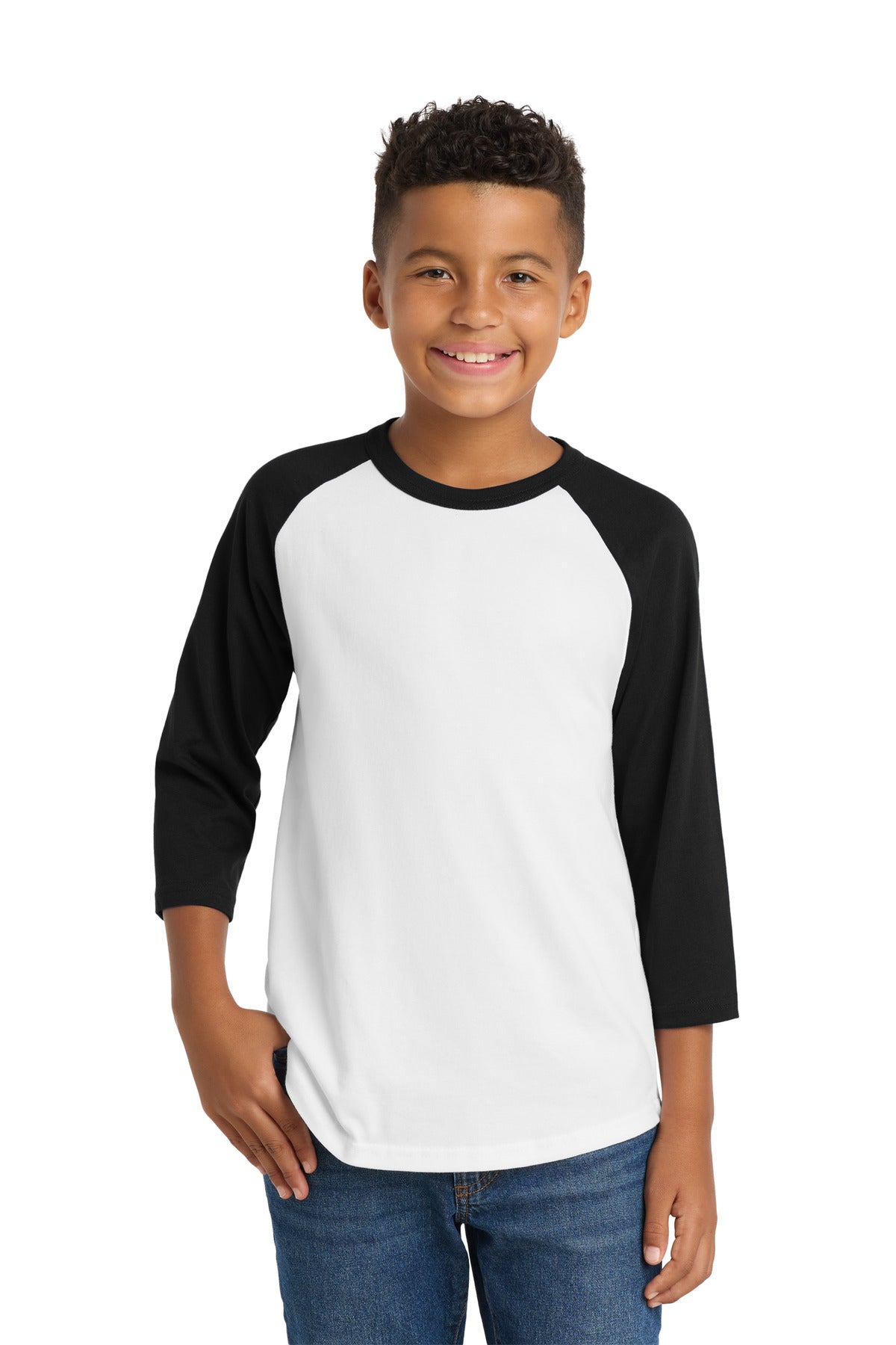 YT200_whiteblack_model_front.jpg