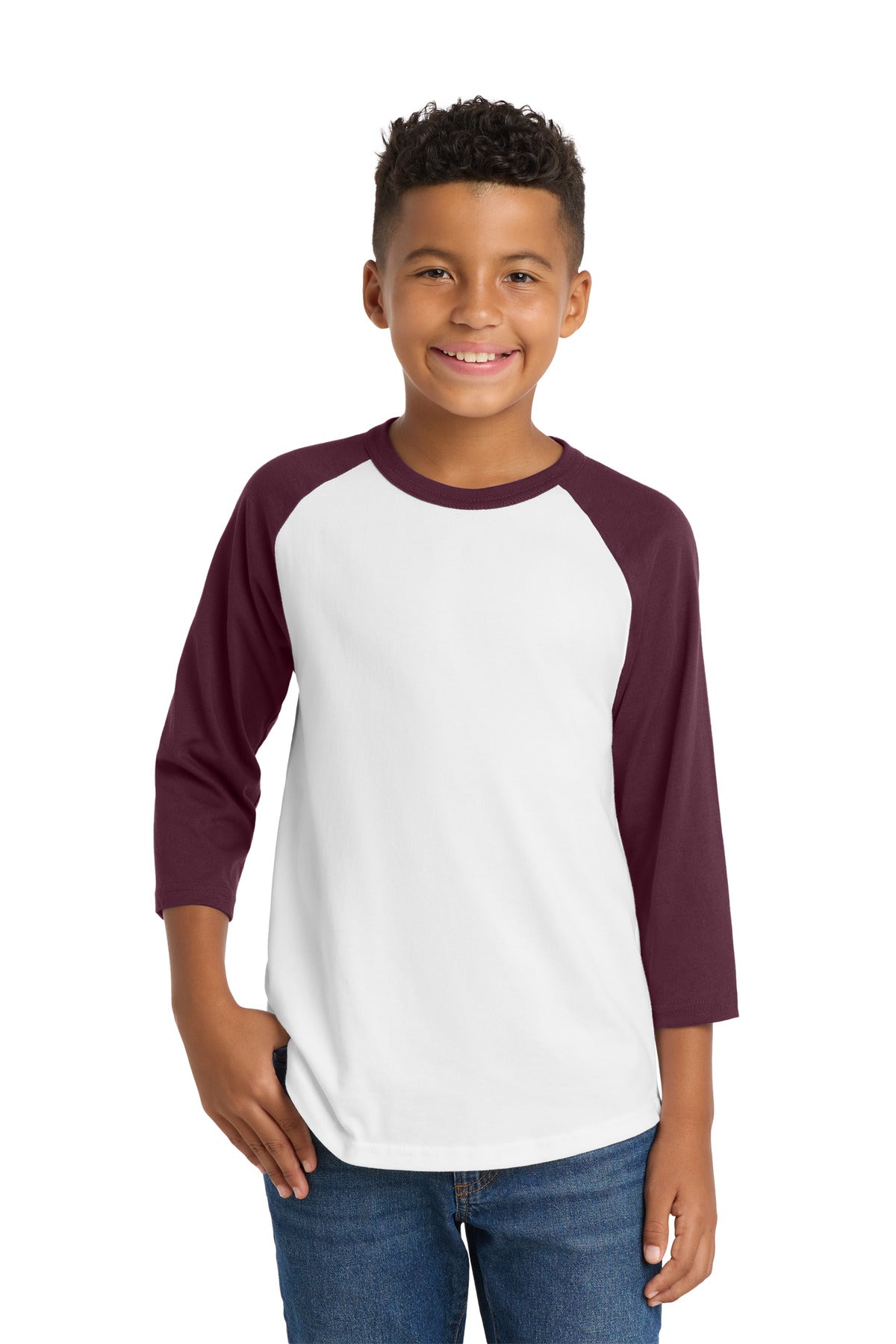 YT200_whitemaroon_model_front.jpg